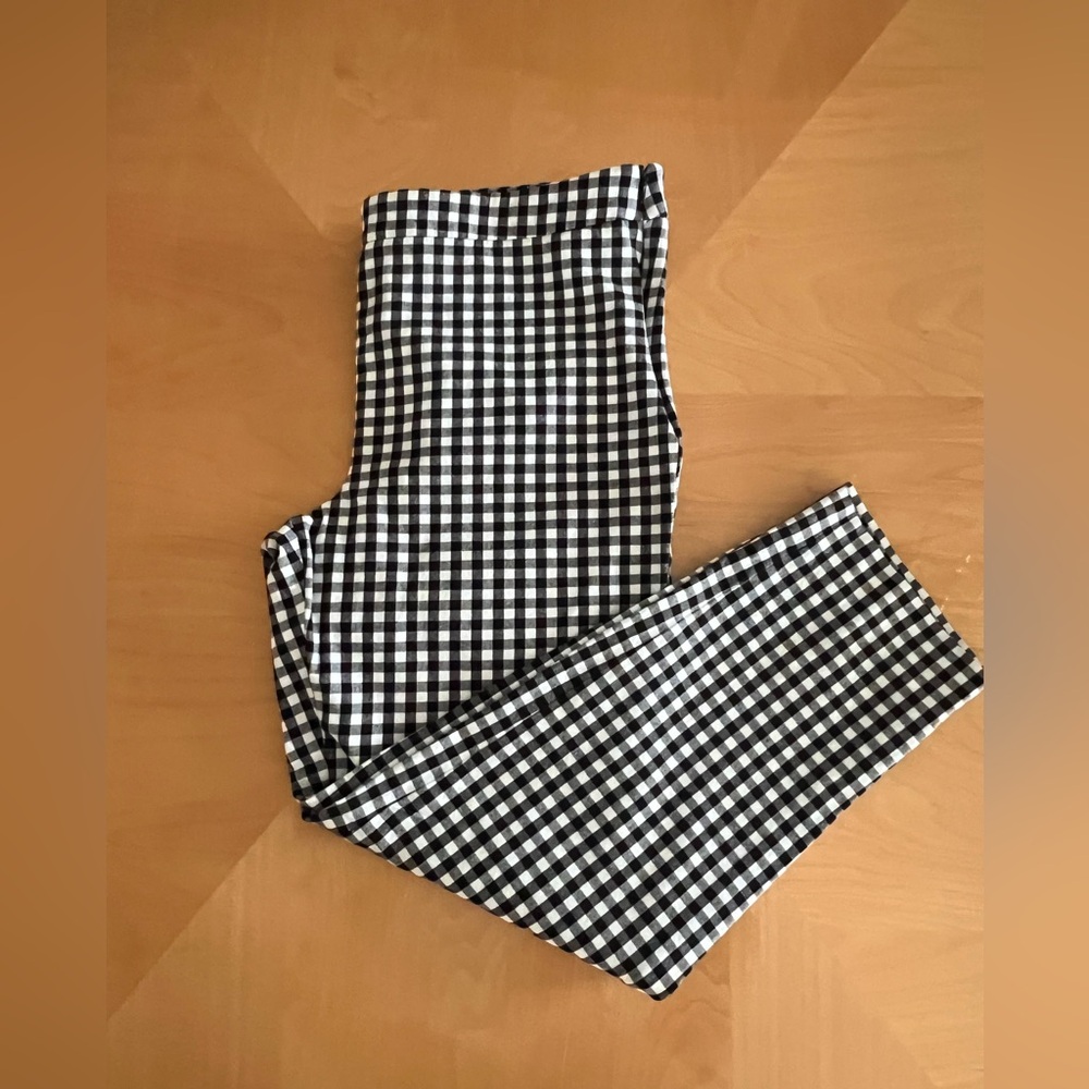 Talbots Monochrome Checkered Pants